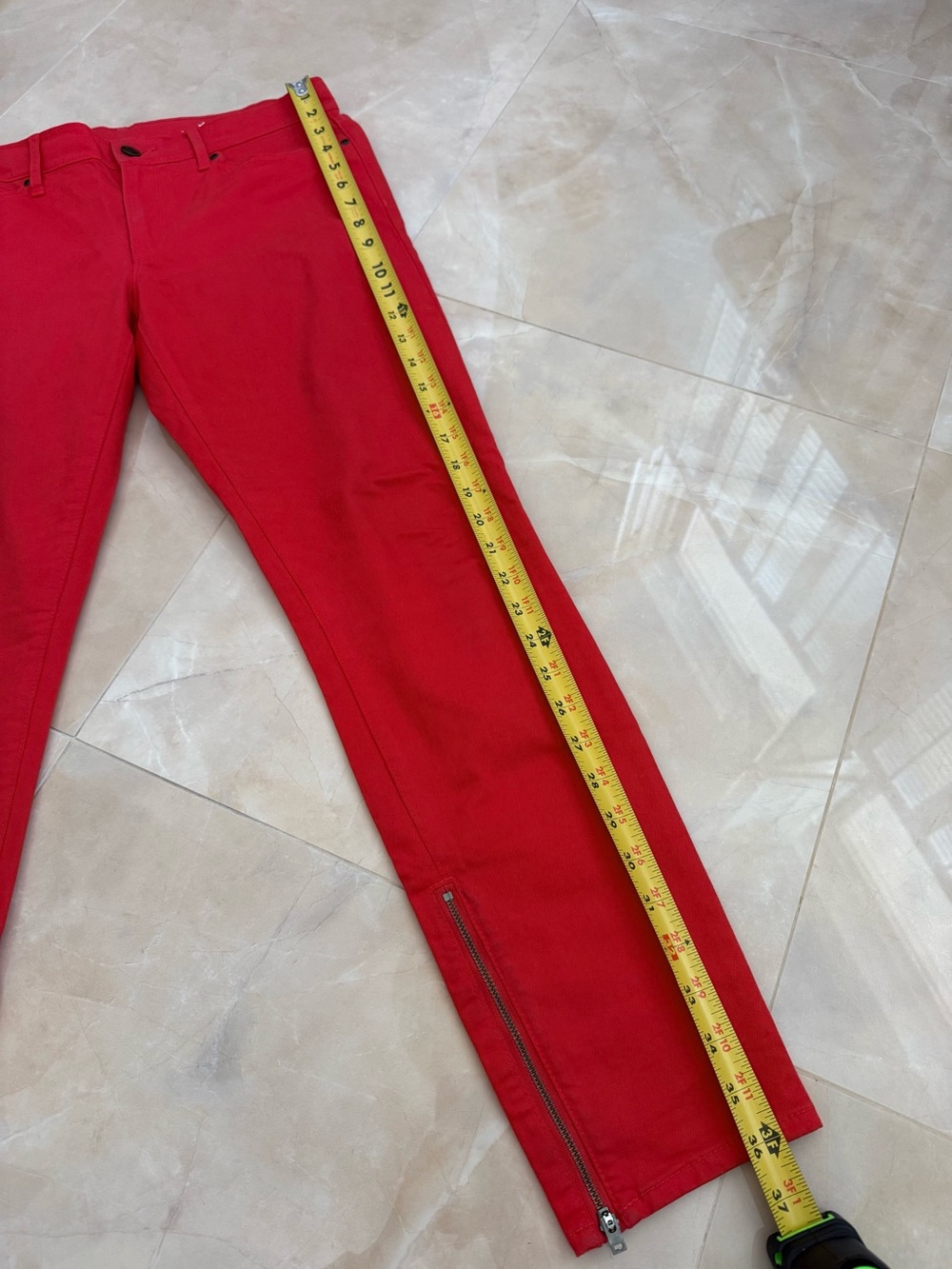 Red legging Jean - Picture 2 of 7